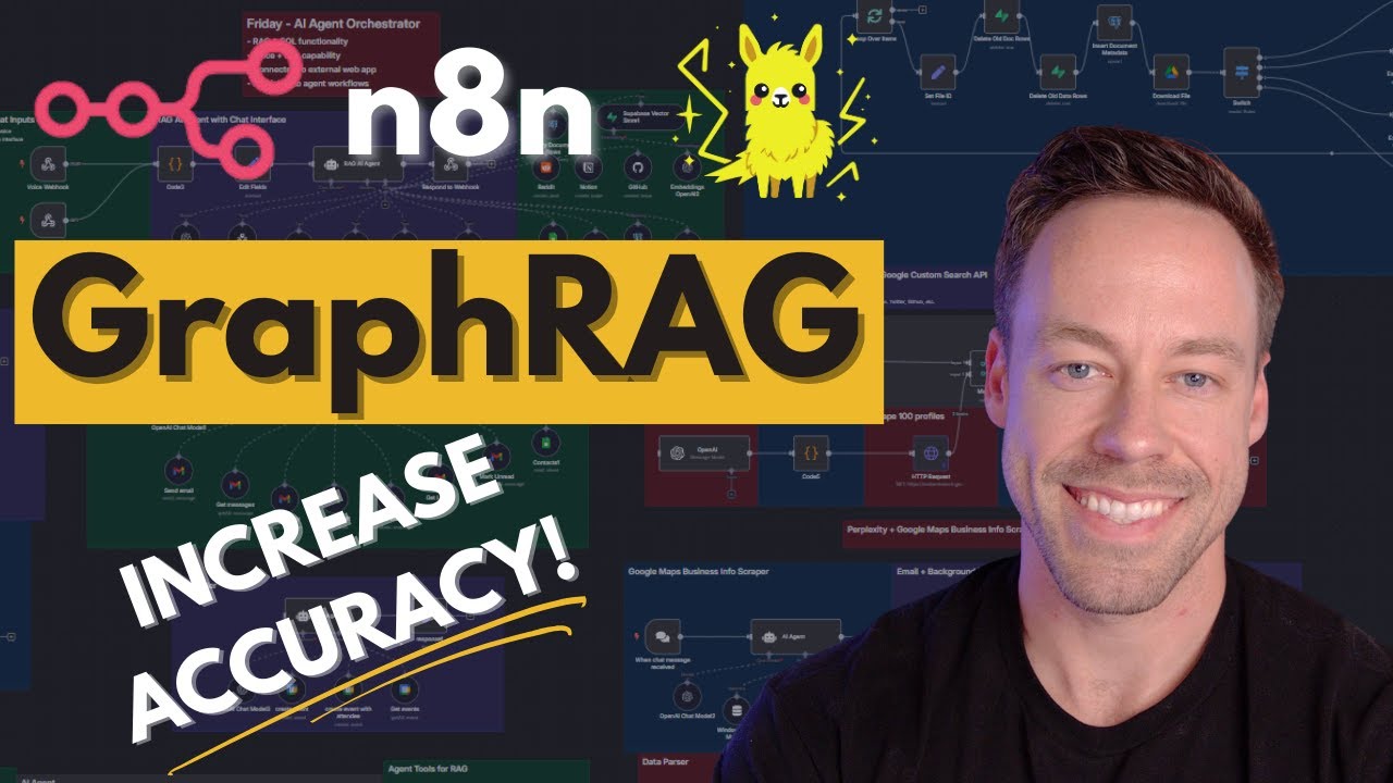 ЛУЧШАЯ система n8n RAG для нереальной производительности (LightRAG No Code Guide)