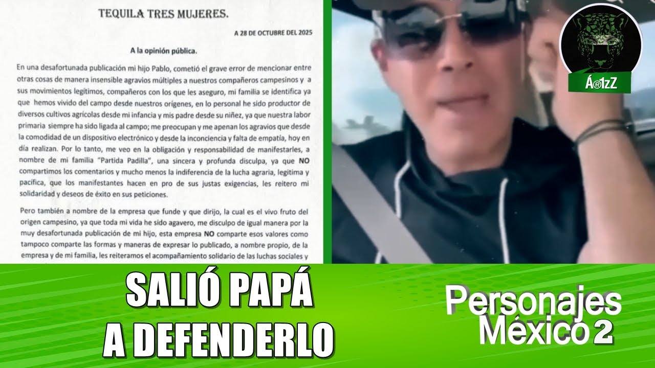 Hijo del dueño de Tequilera Tres Mujeres ofende a productores agrícolas; su padre se disculpa