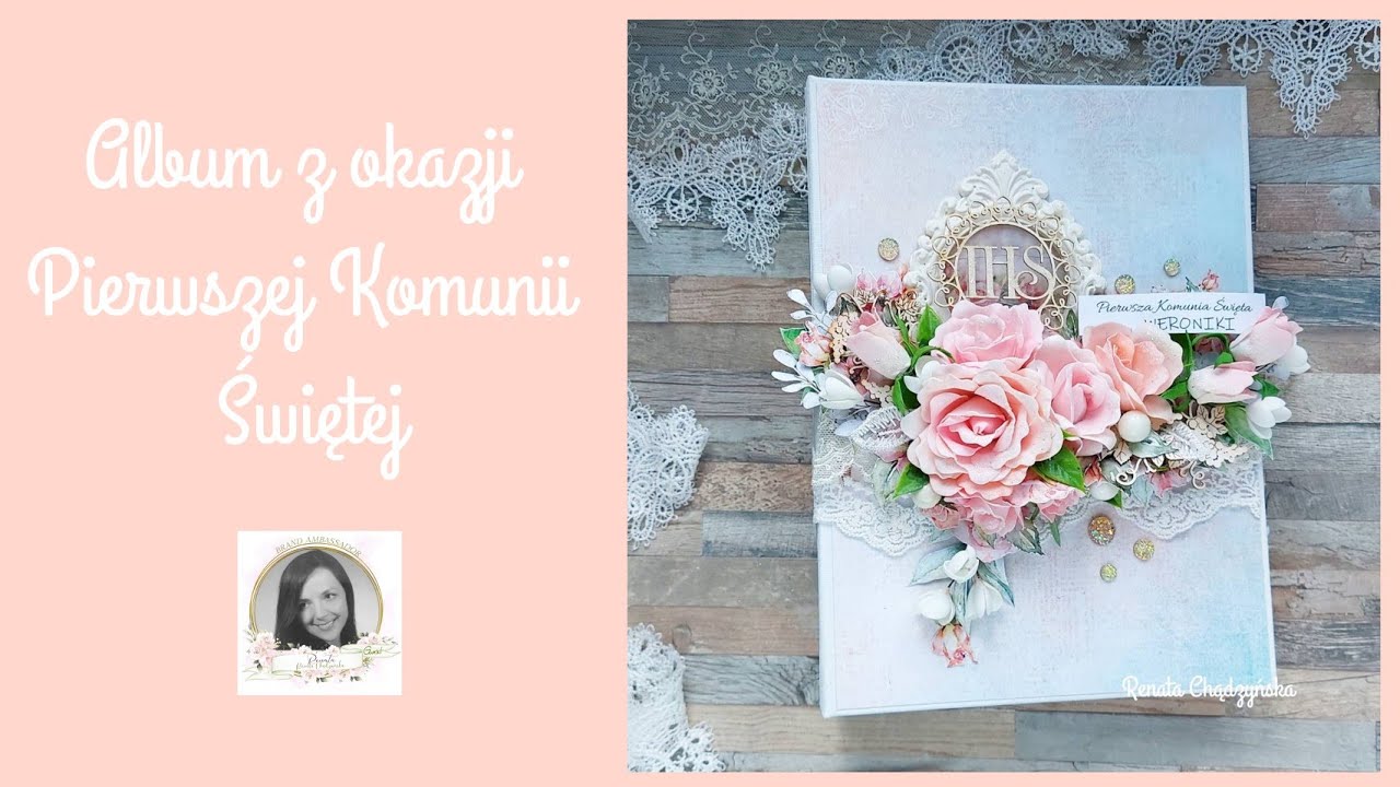Album z okazji Pierwszej Komunii Świętej 🤍 First Holy Communion album 🤍  Scrapbooking - ScrapAndMe