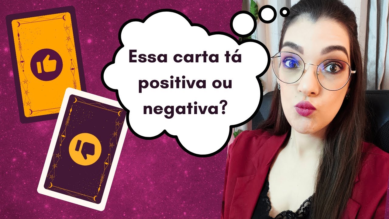 Como identificar se a carta está positiva ou negativa? | Tarot Express | Ysa Nuit
