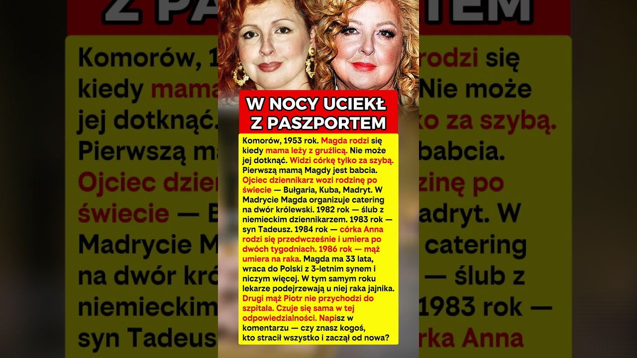 WIDZIAŁA MAMĘ TYLKO ZA SZYBĄ I WR&Oacute;CIŁA DO POLSKI Z NICZYM