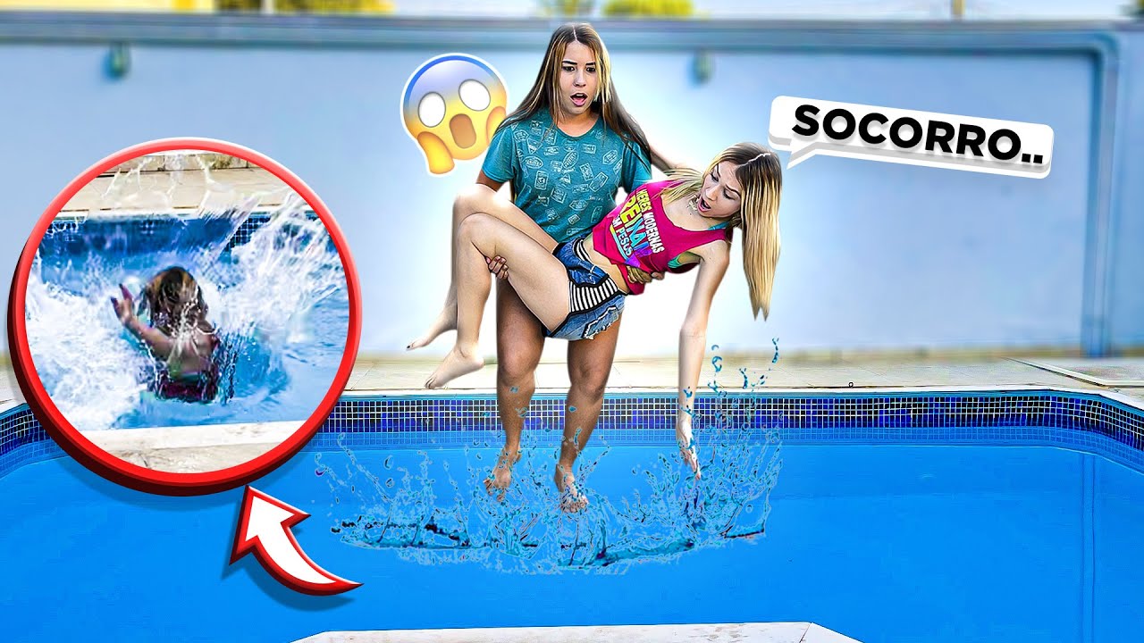 JOGUEI A LOIRA NA PISCINA POR ELA FINGIR ESTAR DOENTE! (Vingança)