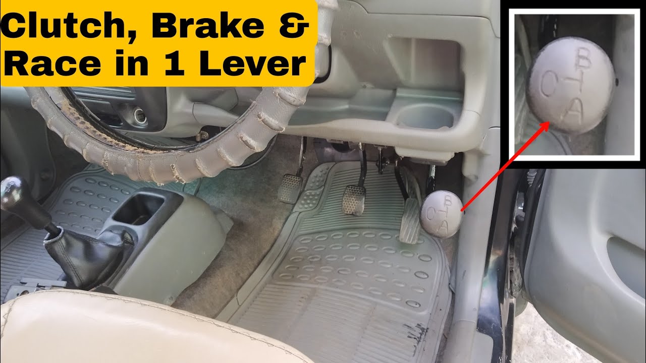 Hand-control Clutch, Brake and Accelerator in one Hand | Handcontrol system for disabled |#Modified