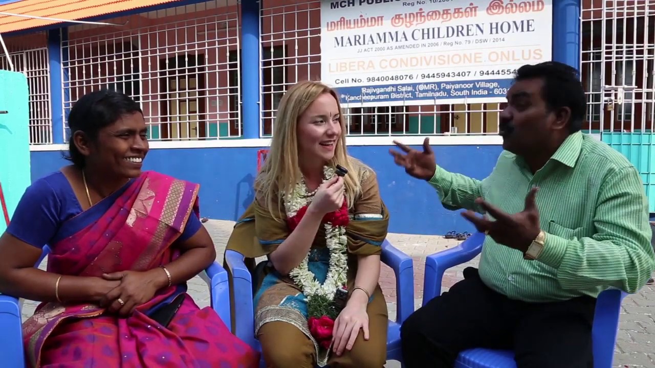 Thea - Visita all’Orfanotrofio Giorgio Medail a Mamallapuram (India)