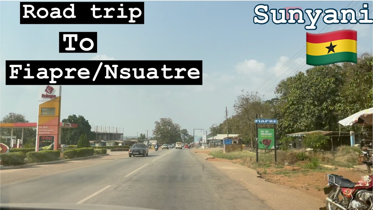 Road Trip To Nsuatre through Fiapre | Sunyani Ghana | West Africa