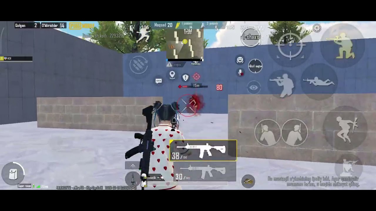 PUBG 1V1 MAP 416🔥🌪HEADSHOTS😰