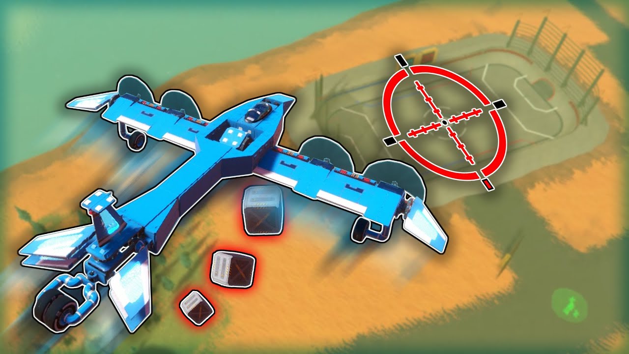 We Built Planes to Airdrop Crates for Accuracy! (Trailmakers Multiplayer Gameplay)