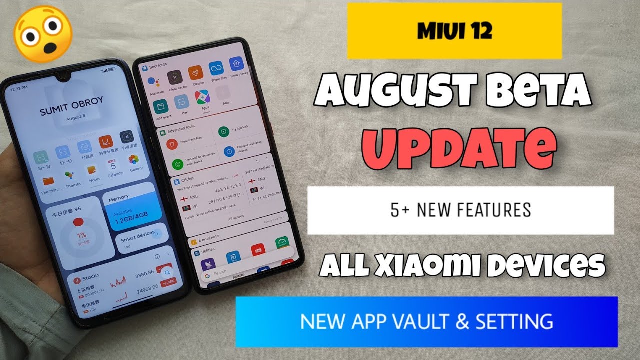 MIUI 12 August Beta Update For All Xiaomi Devices | New Ios Features In MIUI 12 😲😲
