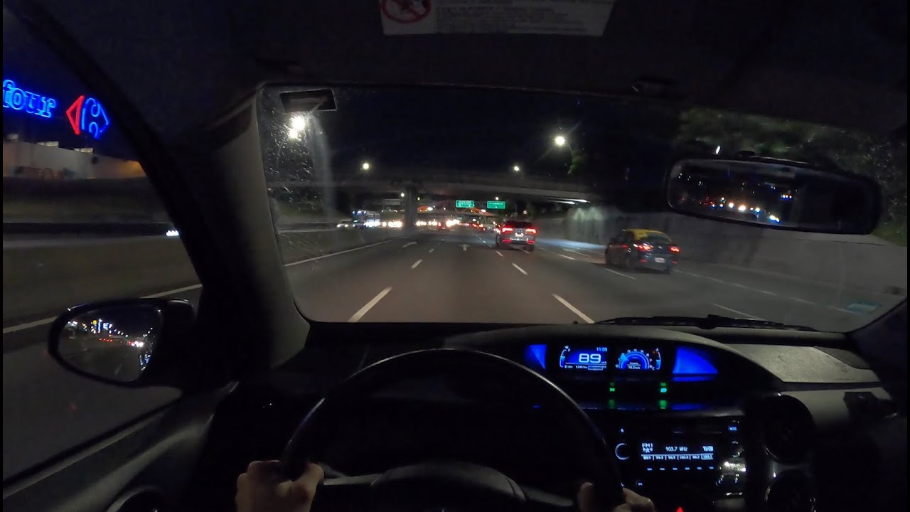 Toyota Etios 1.5 X 2024 6MT - Buenos Aires, Argentina - POV Test Drive Noche 4K