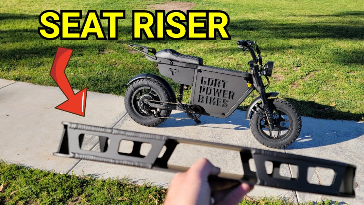 Seat Riser for Mini Goat 72V Electric bike