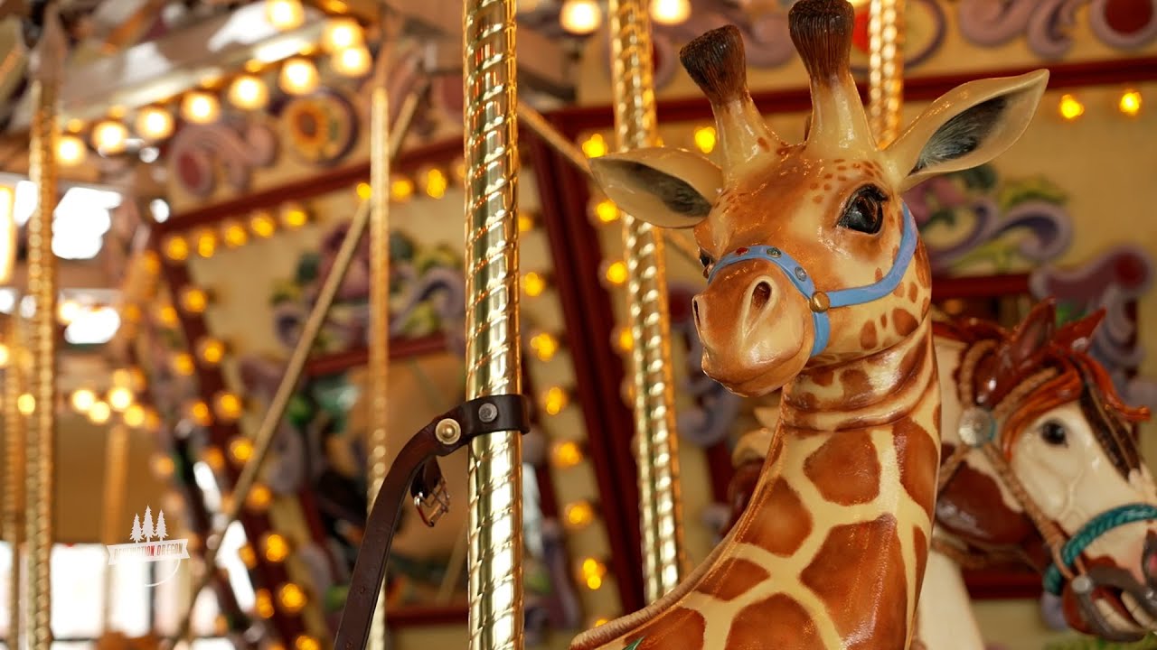 Salem Riverfront Carousel features hand-carved animals of many species