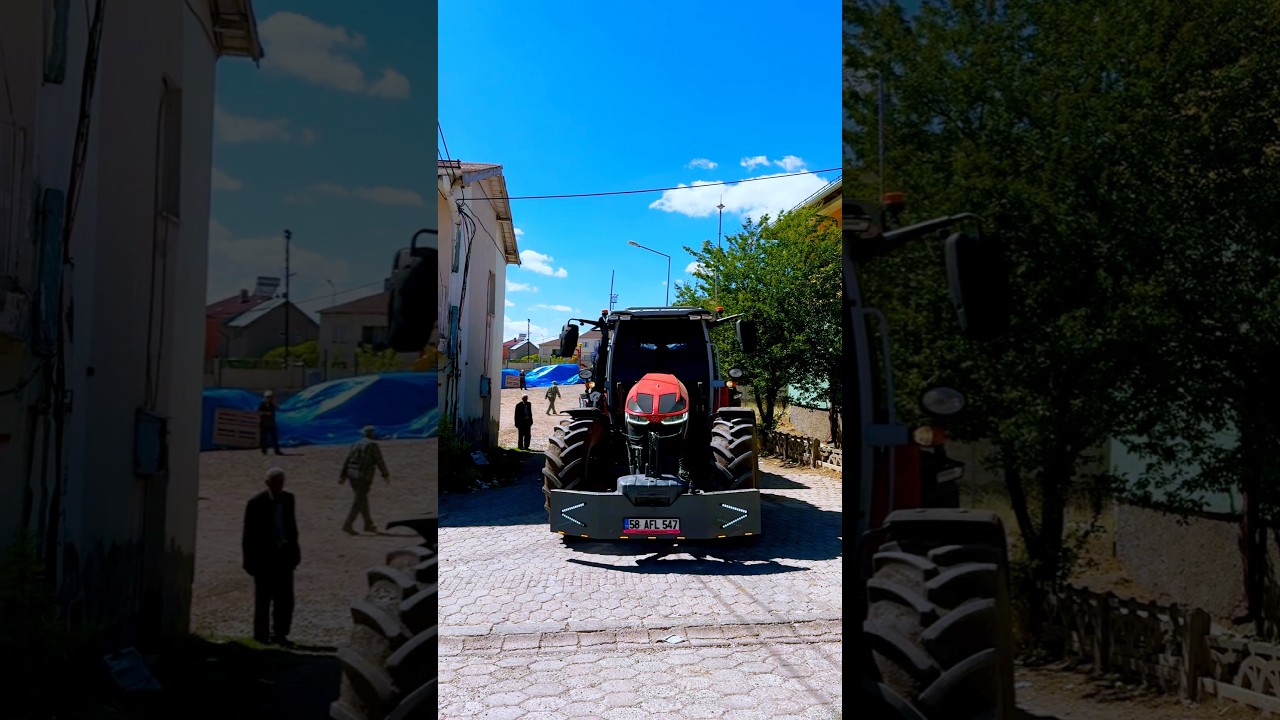 R&ouml;mork ile trakt&ouml;r&uuml;n uyumsuzluğu:)#tractor #masseyferguson #india #trakt&ouml;rmetre #farming #fs25