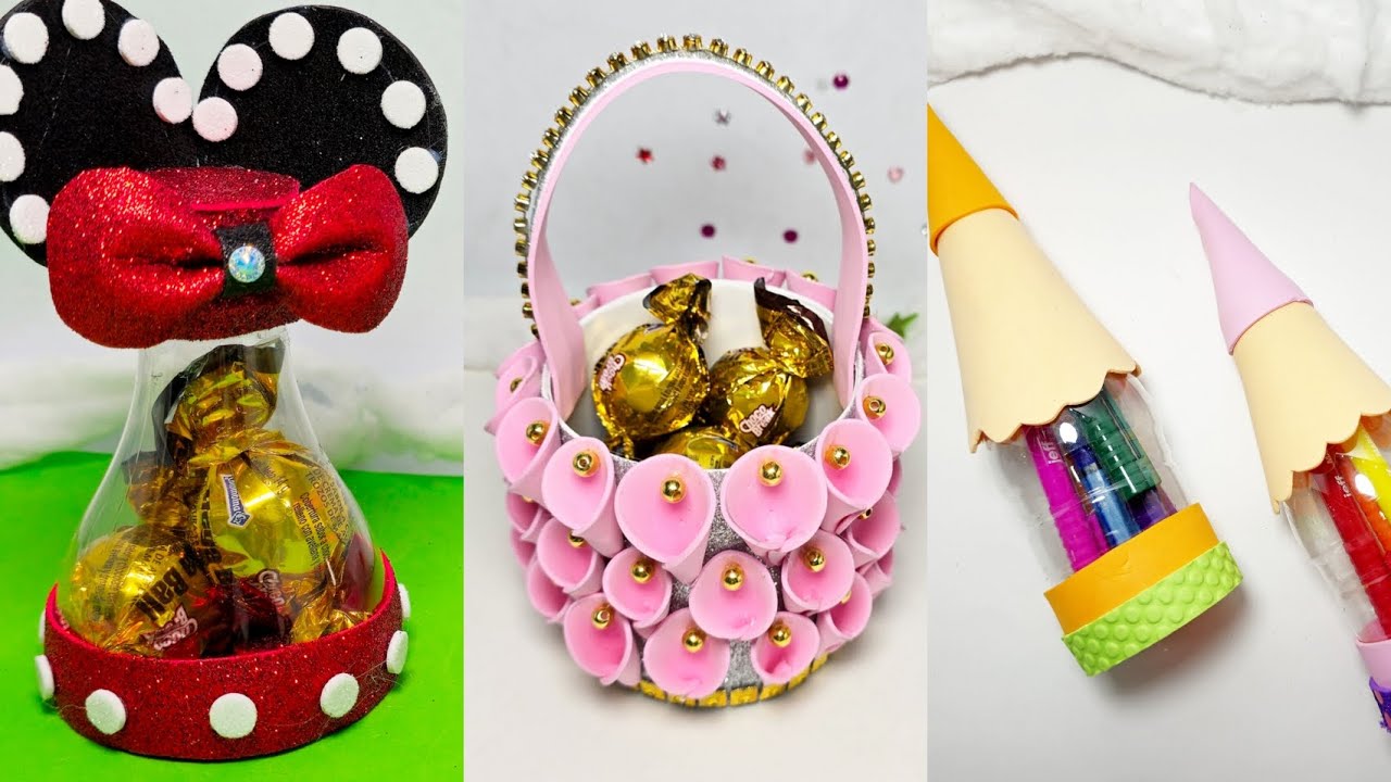 😍 Tres IDEAS FACILES reciclando BOTELLAS PLASTICAS 😍 MANUALIDADES con MATERIALES RECICLADOS DIY