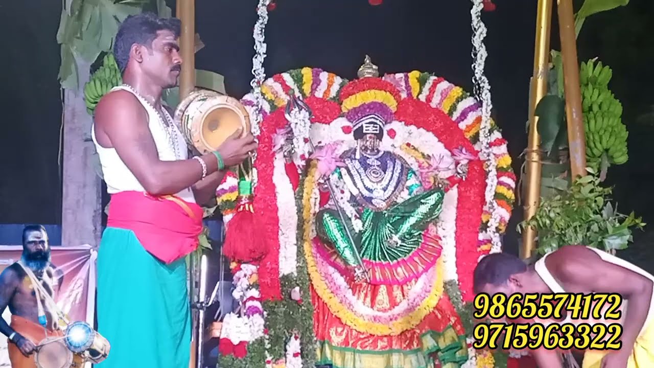 இவர் உடுக்கை அடித்தால் ஆடாத சாமியும் ஆடும் உடுக்கை வாசிப்பு  மன நிம்மதி கிடைக்கும்    #பம்பைசெந்தில்