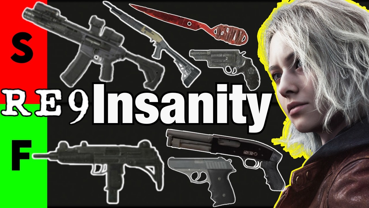 RE9 Insanity BEST WEAPON Tier List | Resident Evil Requiem