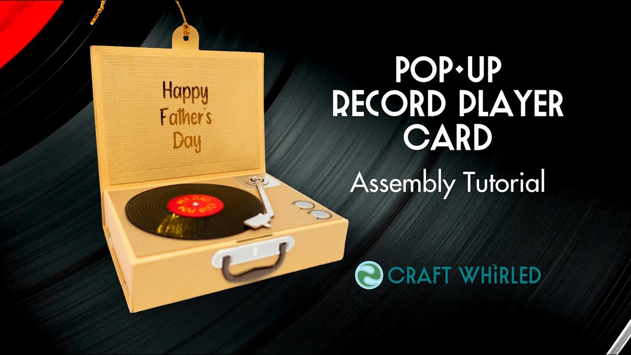 Record Player Pop-Up Card Tutorial