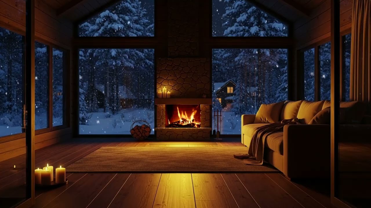 Focus Piano by the Fire | Cozy Study Music for Long Hours of Learning
