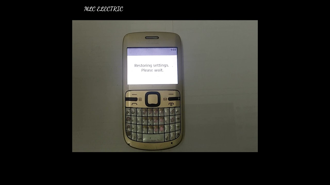 formater NOKIA C3 code