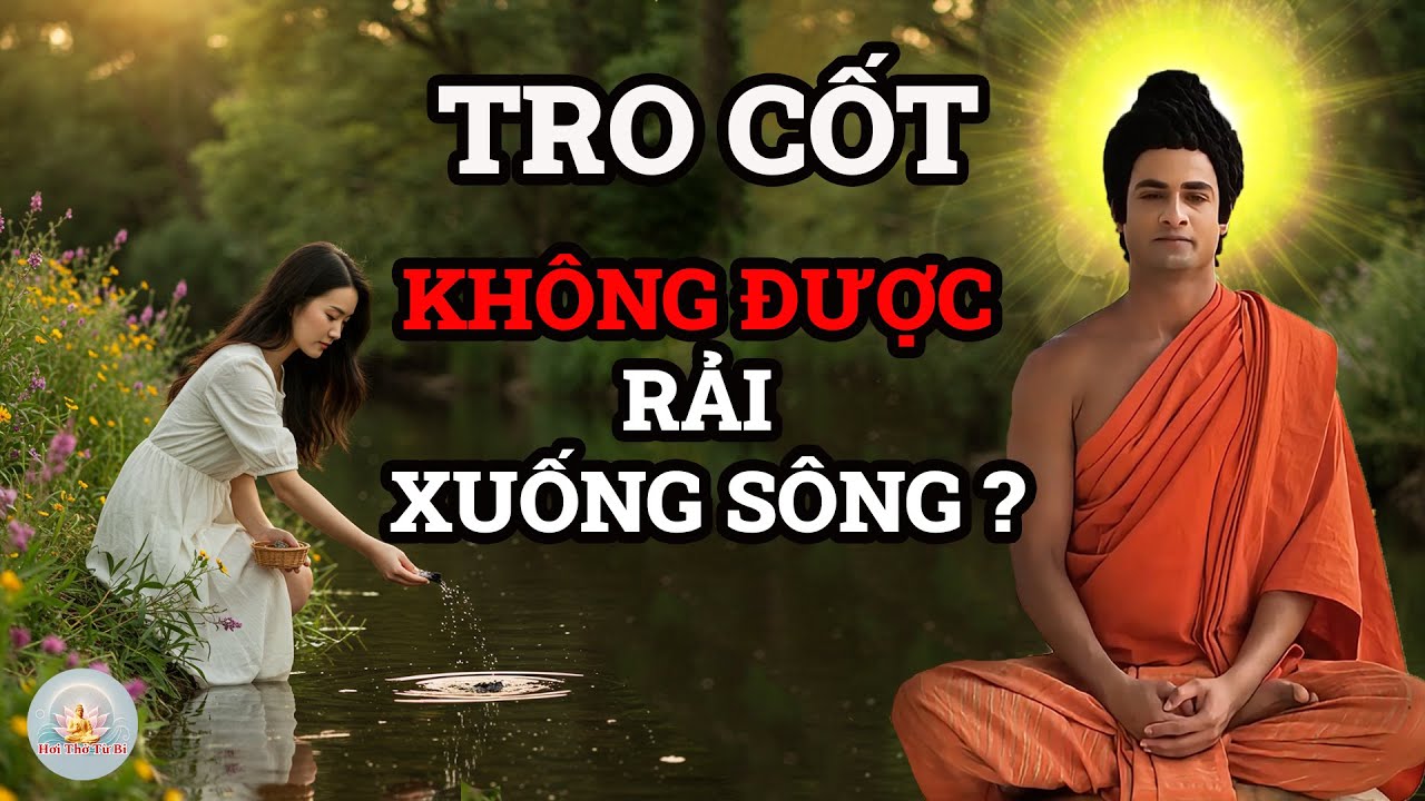 Cô gái ôm hũ tro quỳ hỏi Phật: Vì sao không được rải xuống sông? Câu trả lời rúng động!