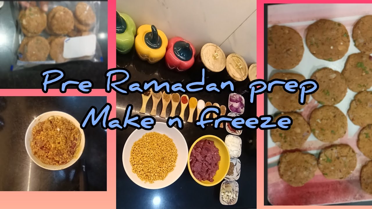 Shami kabab for Ramadan..... Make n freeze