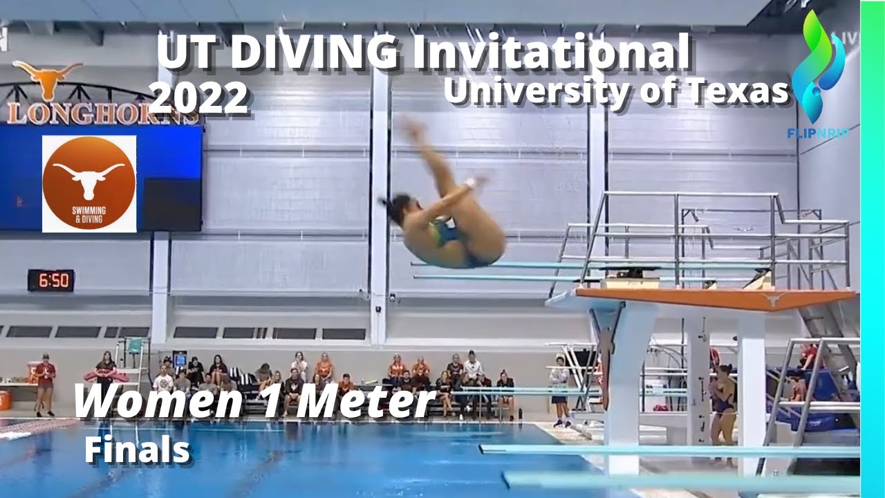 2022 Womens 1 Meter Diving University of Texas - UT Diving Invitational