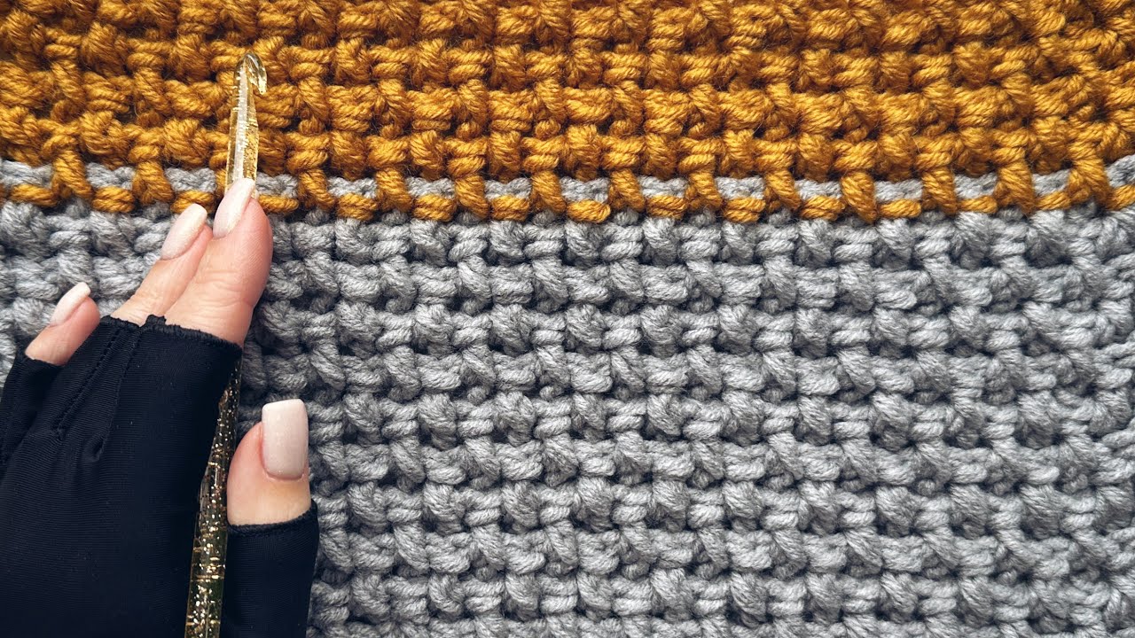 Discover the Secret RICE STITCH: My Granny's Crochet Mastery!