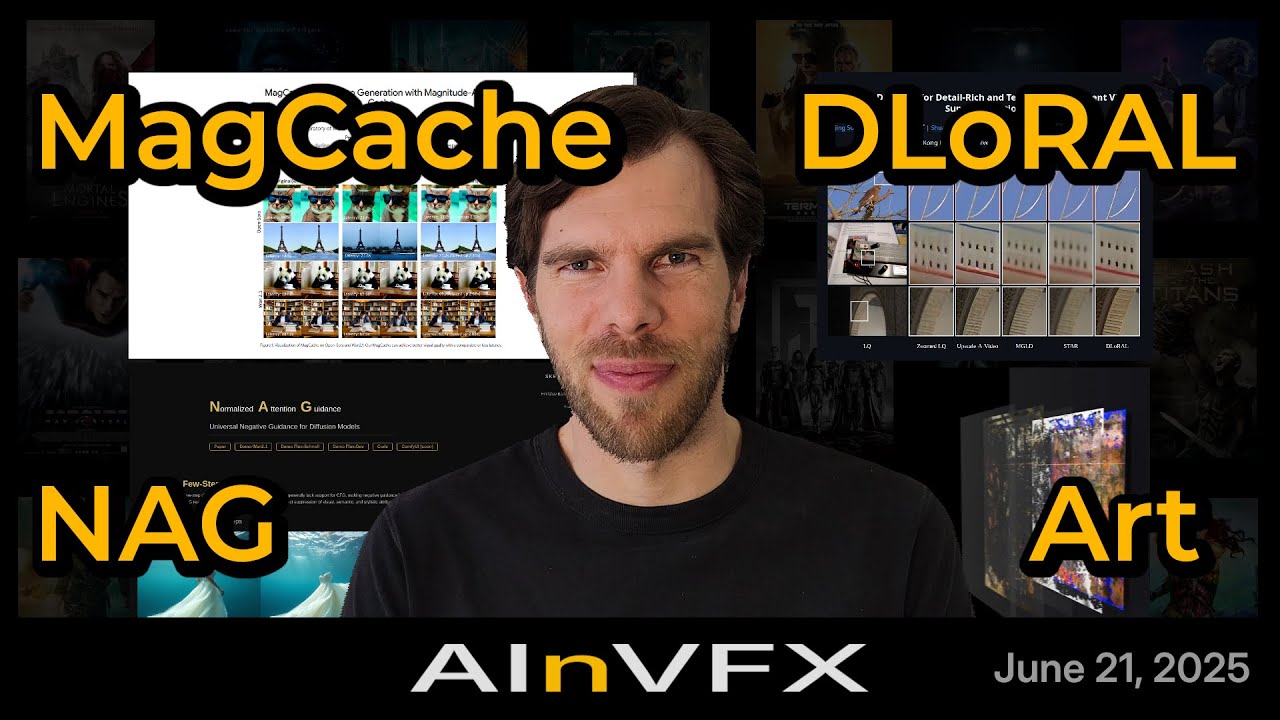🎬 Ускорение WAN в 2&ndash;3 раза с помощью MagCache + Отрицательные подсказки NAG + Одношаговое масштаб...