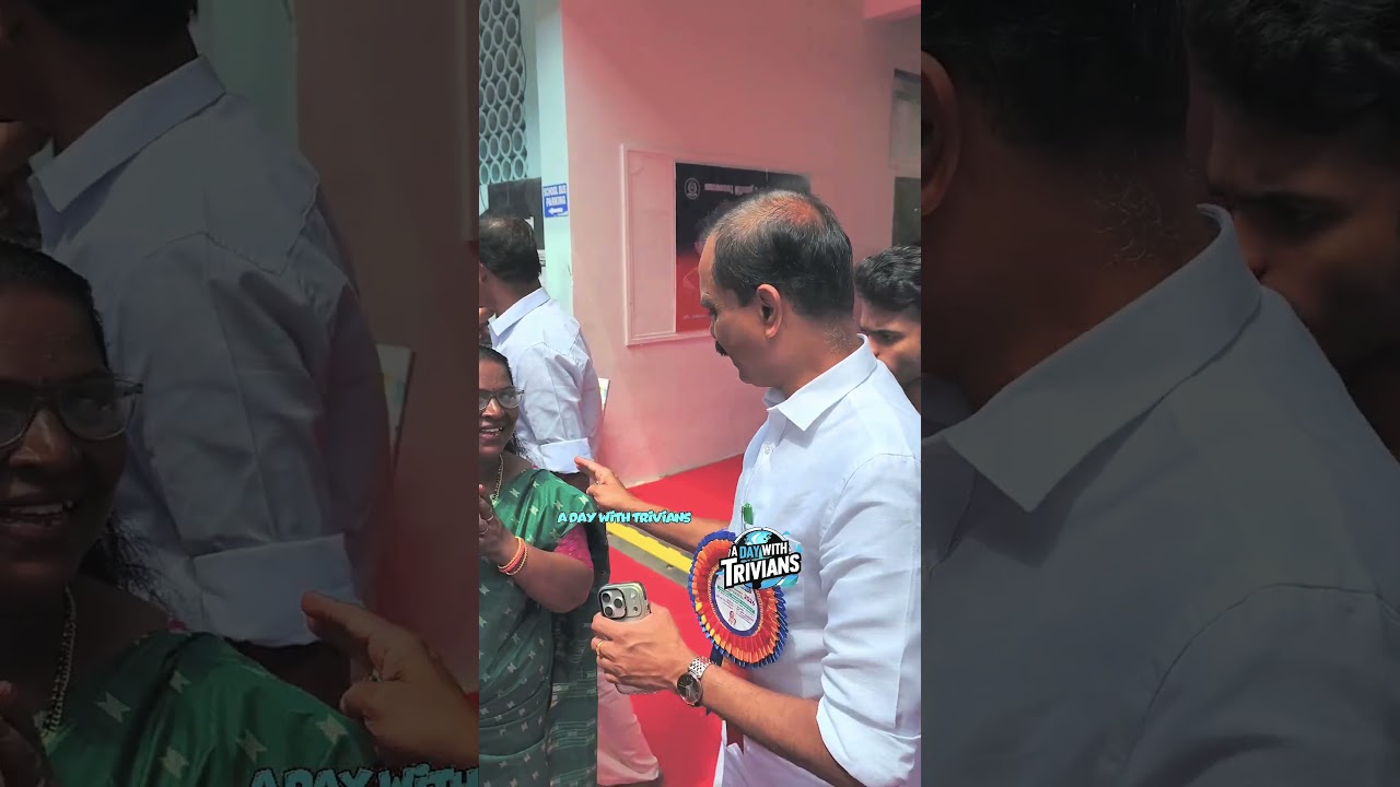പ്രവേശനോത്സവം ചടങ്ങുകൾ കഴിഞ്ഞ് മടങ്ങുന്ന മേയർ വി വി രാജേഷ്