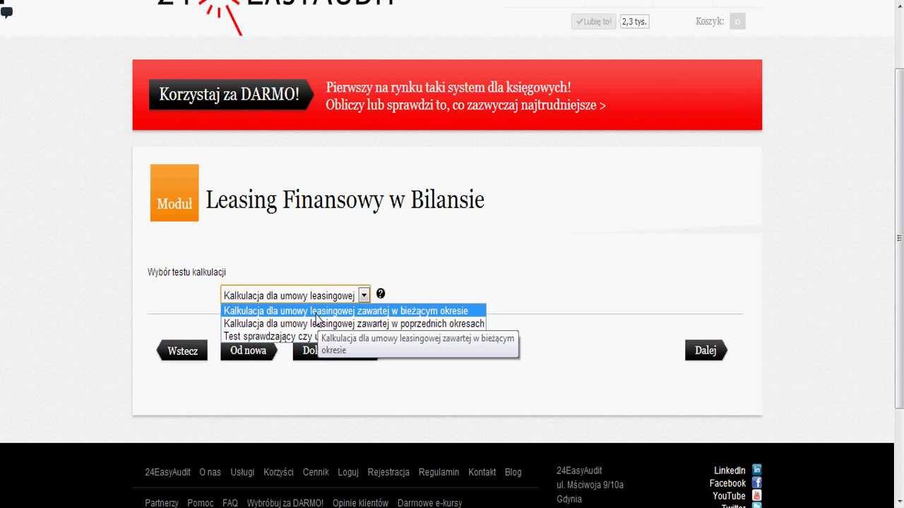 Jak księgować leasing finansowy?