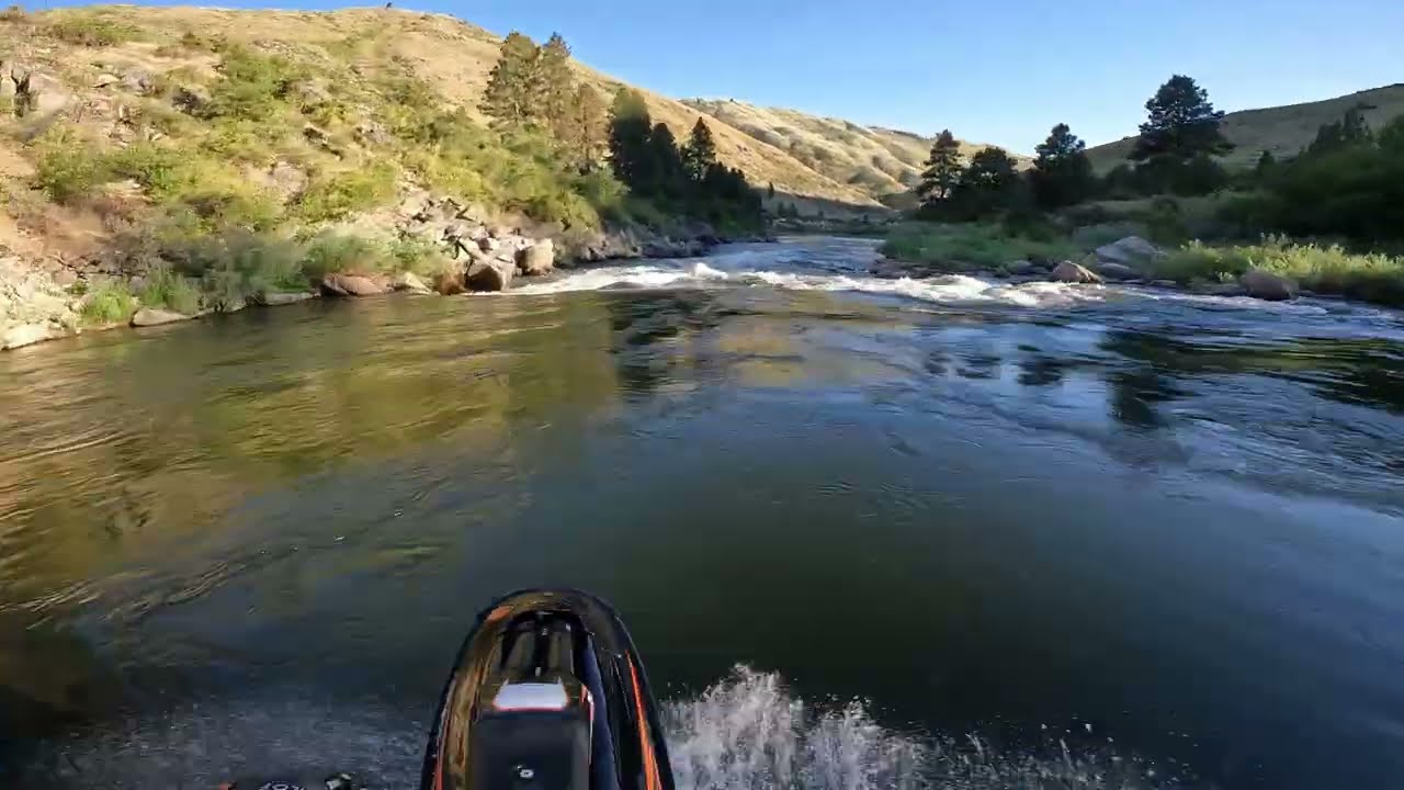 Stand Up Jet Ski in Whitewater Rapids: Payette River