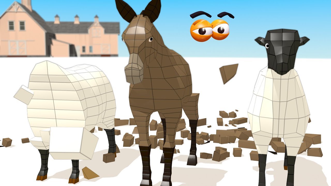 CUBE BUILDER for KIDS (HD) - Build Cattle Farm Animals for Children 2 - AApV
