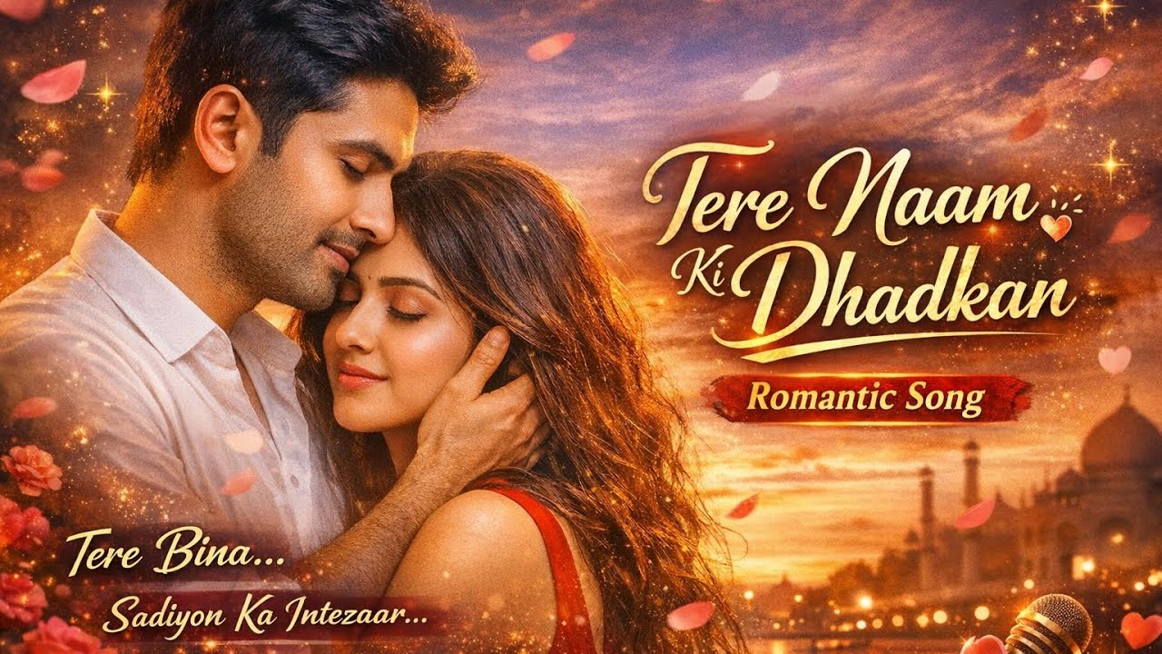 Tere Naam Ki Dhadkan Song , hindi romantic bollywood song ( official Song ) Latest.