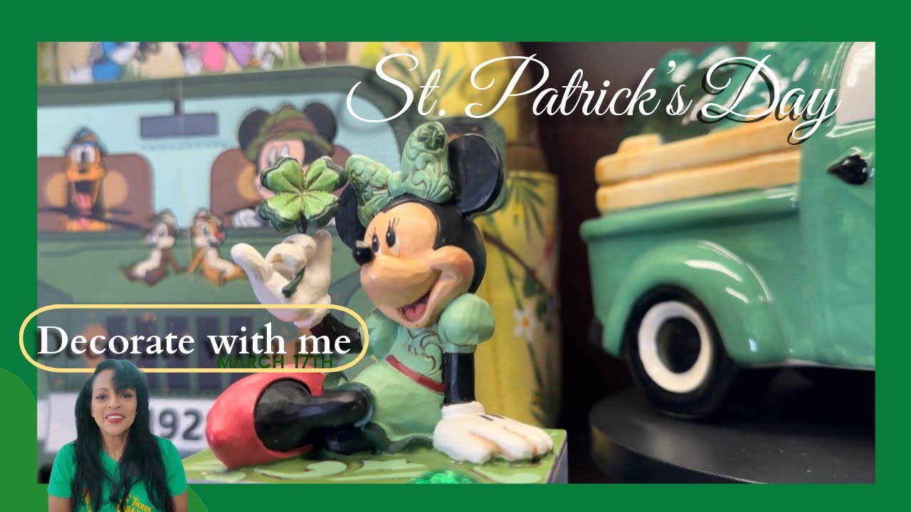 🍀 Decorate with me St. Patrick’s Day Disney shelves 2026 