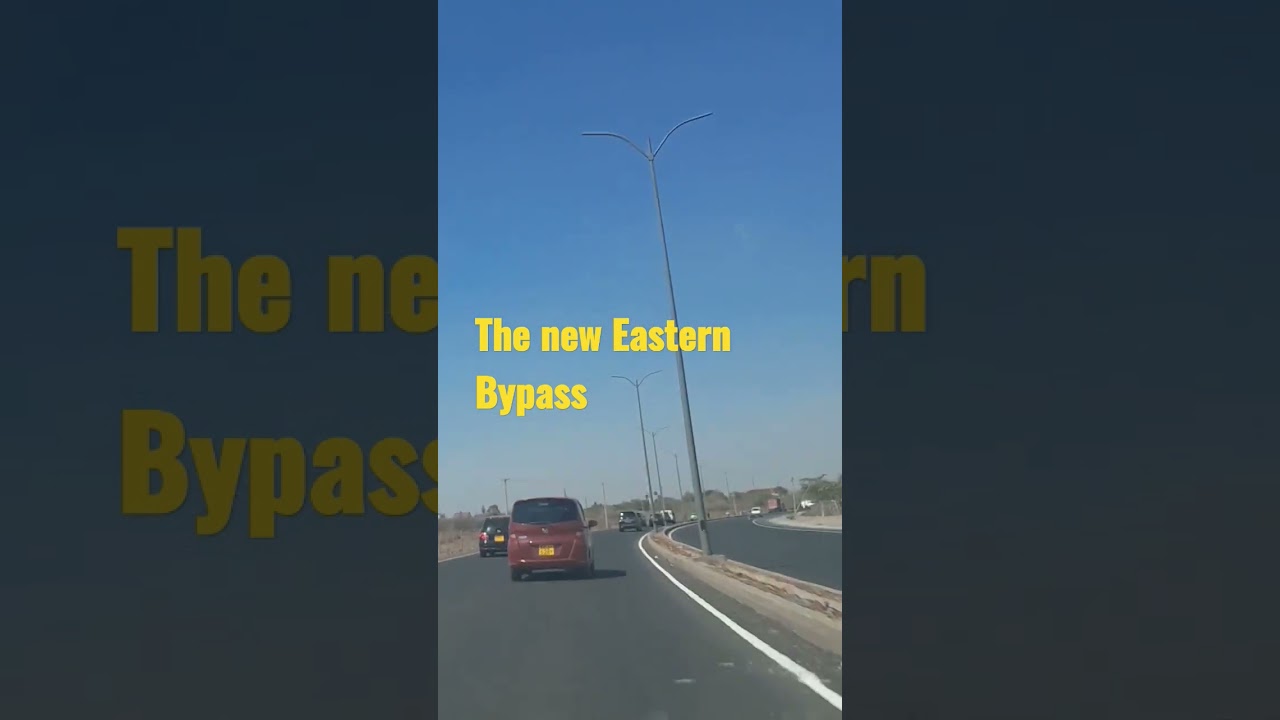 The new Eastern Bypass  full video in the videos. #expressway #tembeakenya #thetraveller