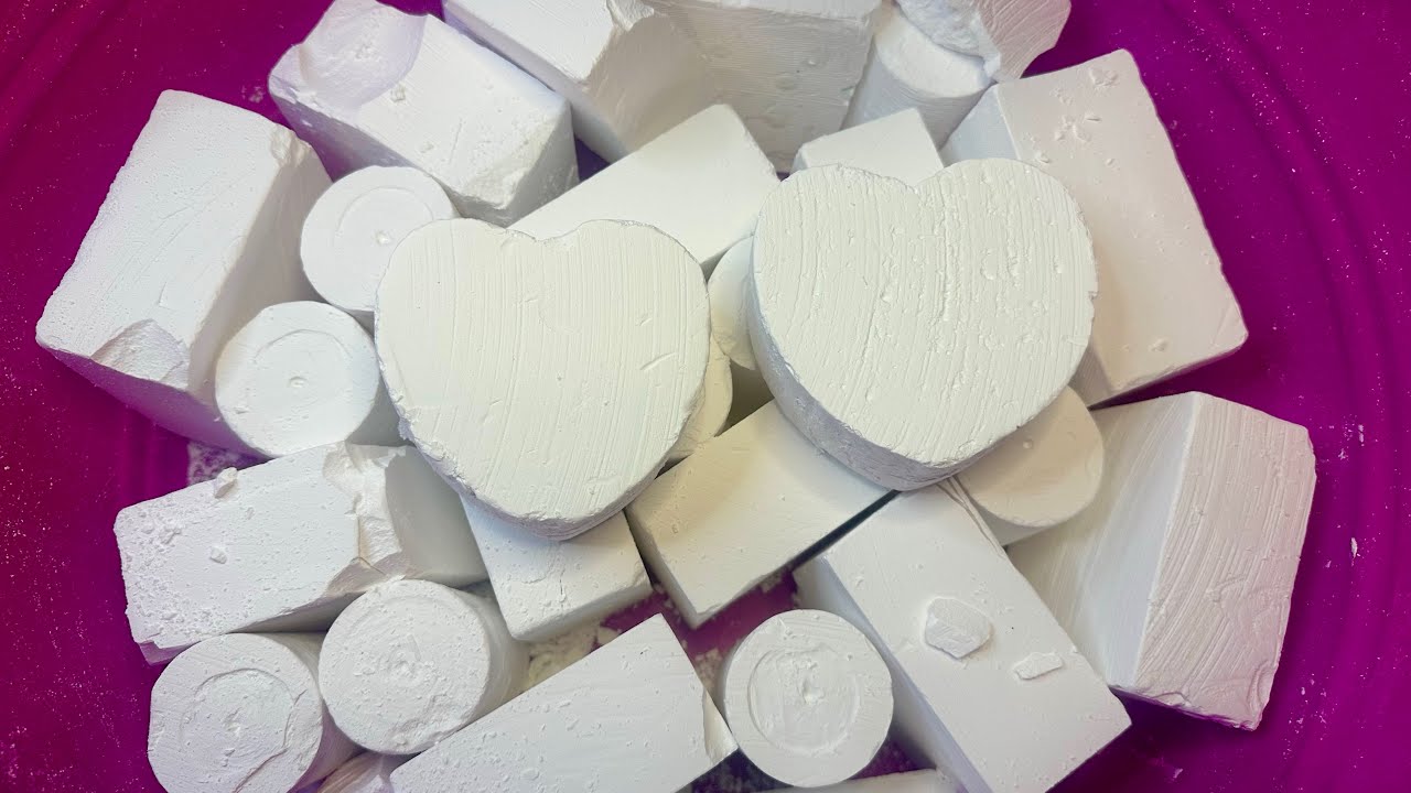 Variety Plain Jane Crush ⚪️🤍⬜️ •ASMR• •GYMCHALK CRUSHING•