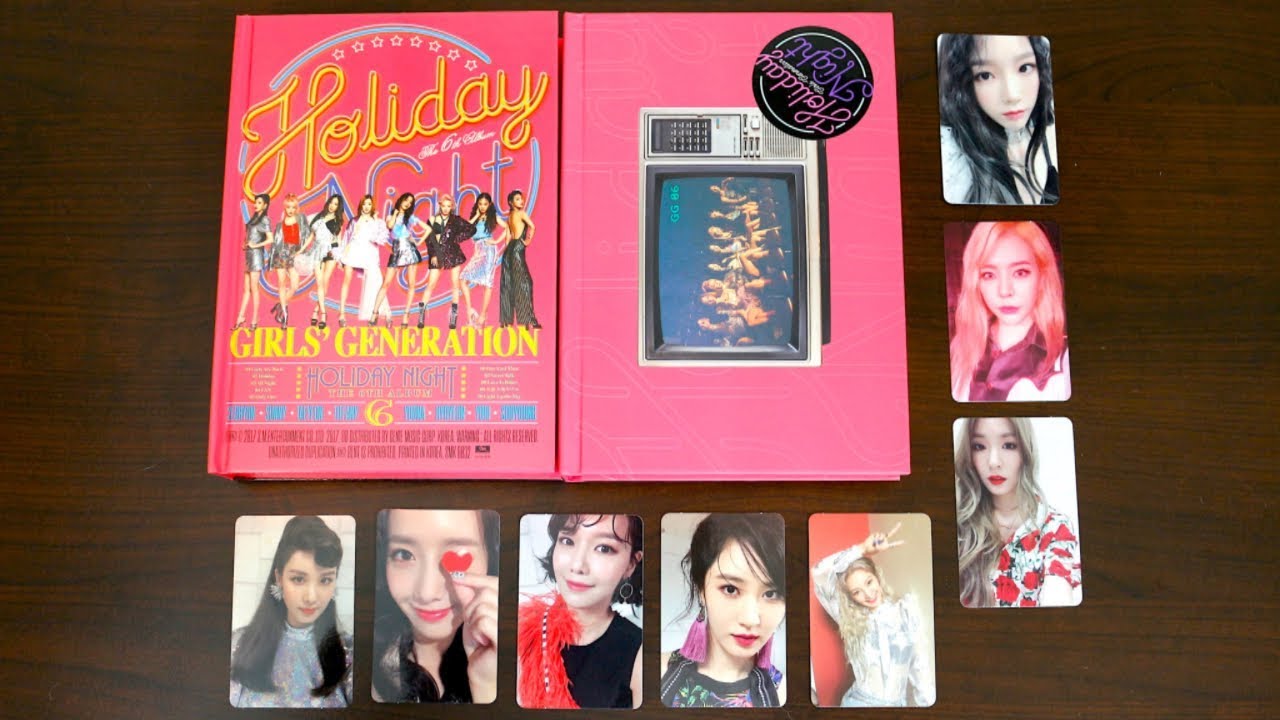 |Unboxing| Girls’ Generation 소녀시대 - ‘Holiday Night’ (Holiday & All Night Version w/ All Photocards)