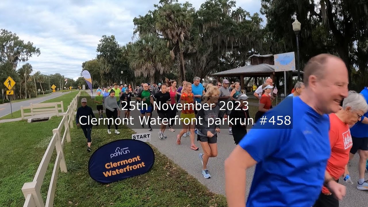 Clermont Waterfront parkrun, #458 - November 25th 2023 (fast)