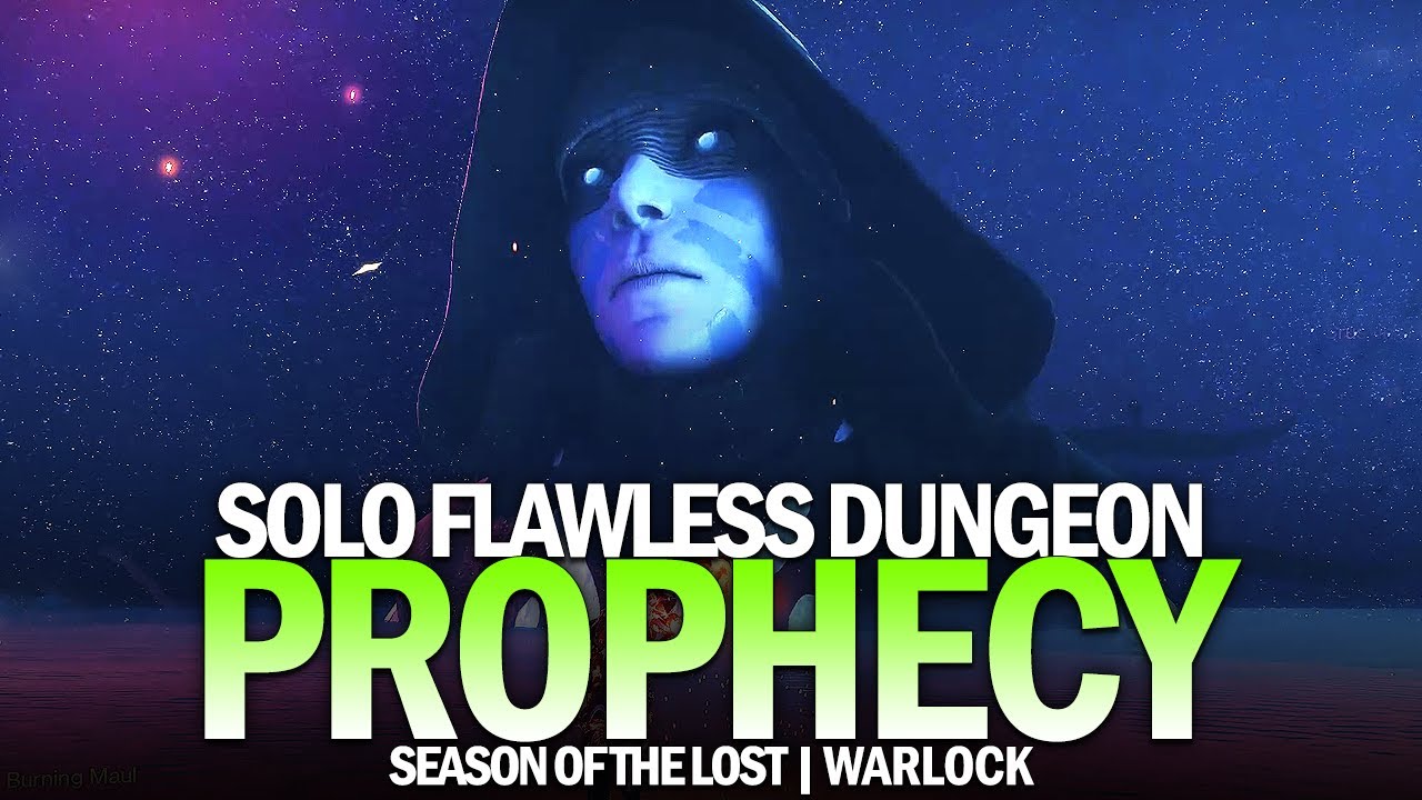 Solo Flawless Prophecy Dungeon in Season of the Lost (Warlock) [Destiny 2]