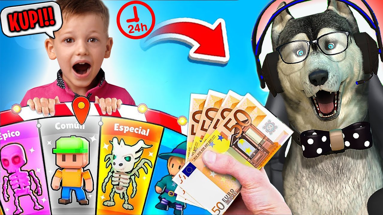 STUMBLE GUYS ALI MI FAN KONTROLISE ZIVOT 24H!