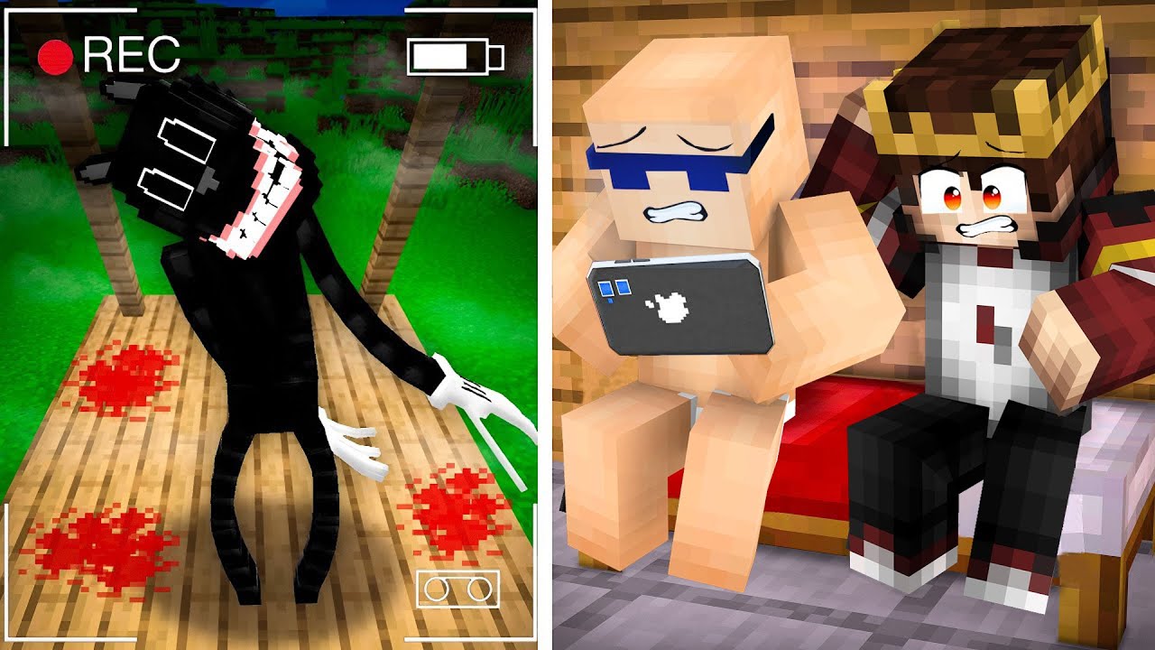 Minecraft'ta Gizli Kamerada &Ccedil;izgi Film Kedimiz Var...😱
