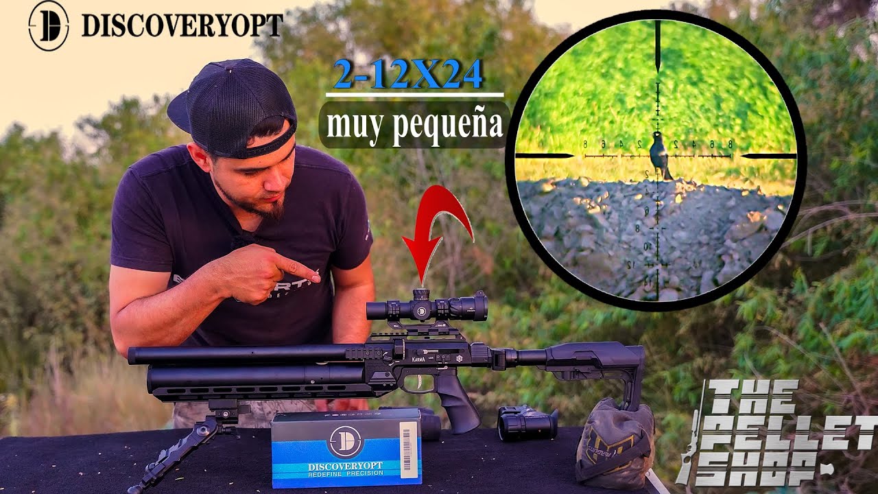 NUEVA y muy pequeña y liviana Discovery HD 2-12x24