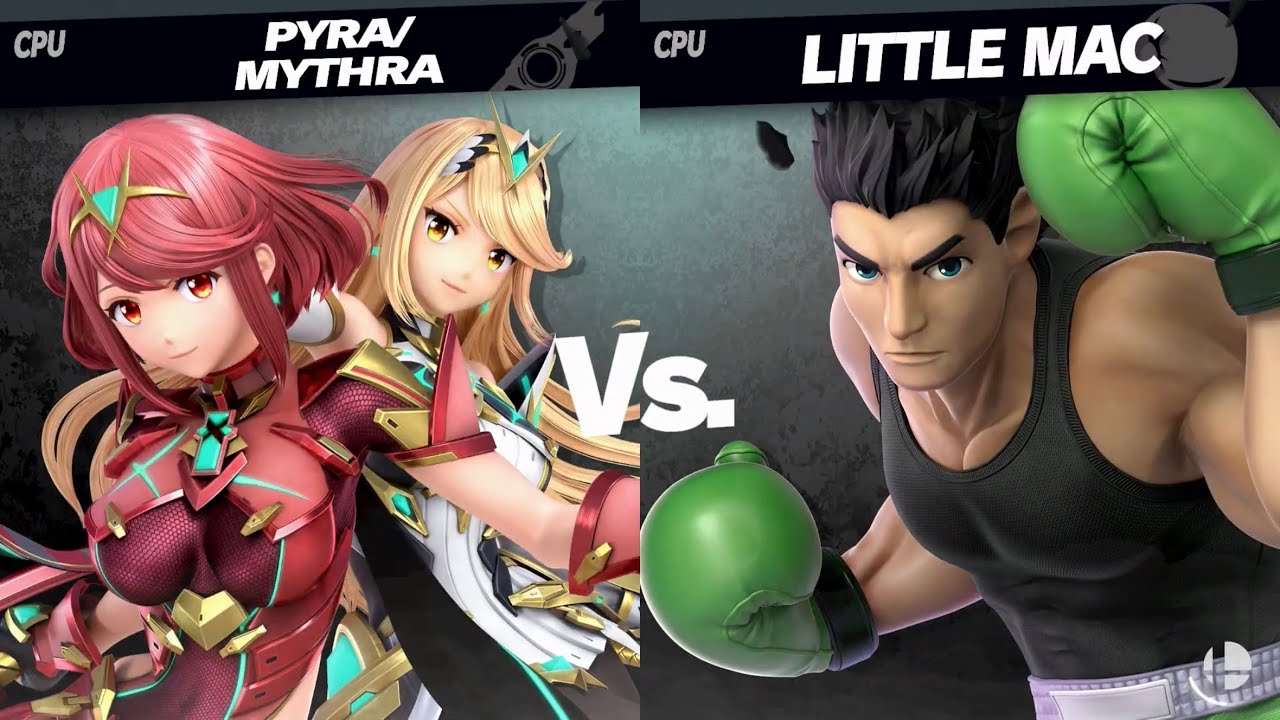 Super Smash Bros. Ultimate - Pyra/Mythra vs Little Mac