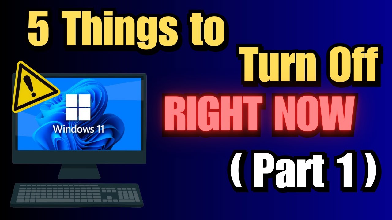 5 настроек Windows 11, которые НЕОБХОДИМО отключить немедленно (часть 1)