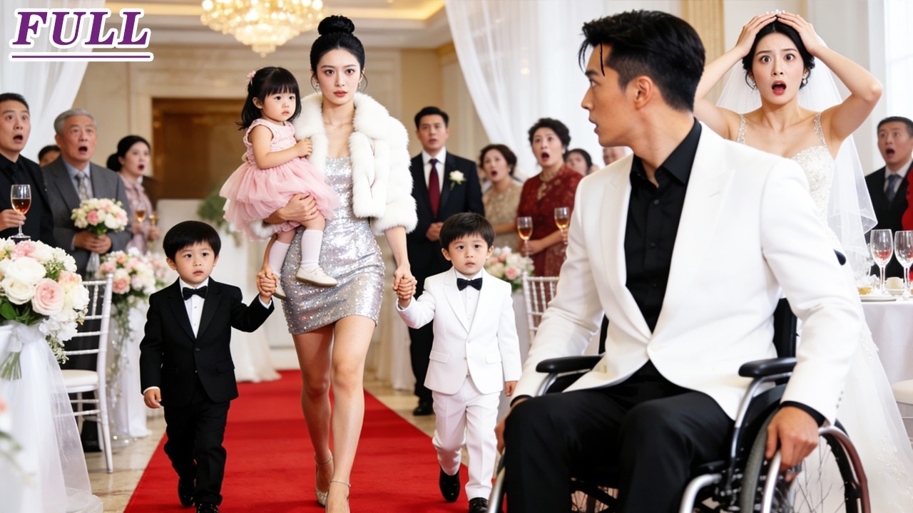 Tại đám cưới CEO, 3 đứa trẻ xa lạ bò ra từ hộp quà, gọi “bố ơi” khiến cả hội trường mất kiểm soát!
