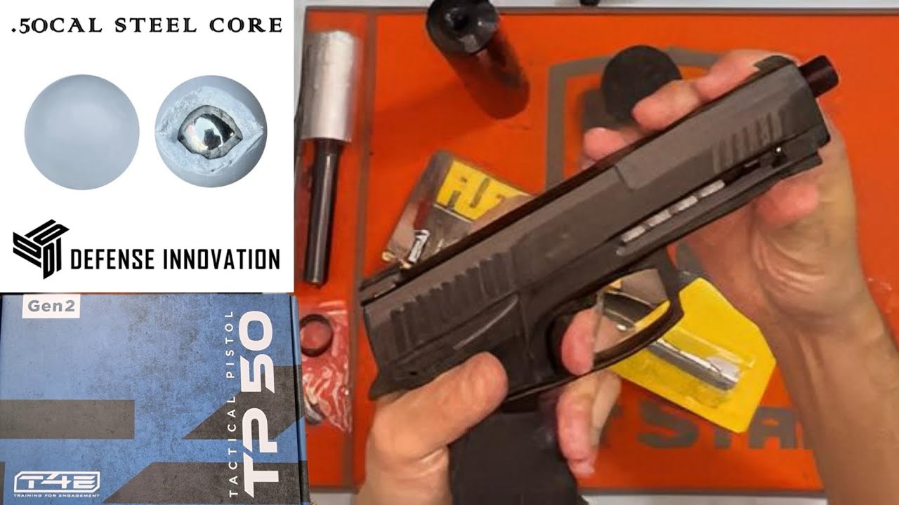 LL4D - Umarex T4e TP50 13J | Инновационные снаряды калибра .50 от Defense Innovation