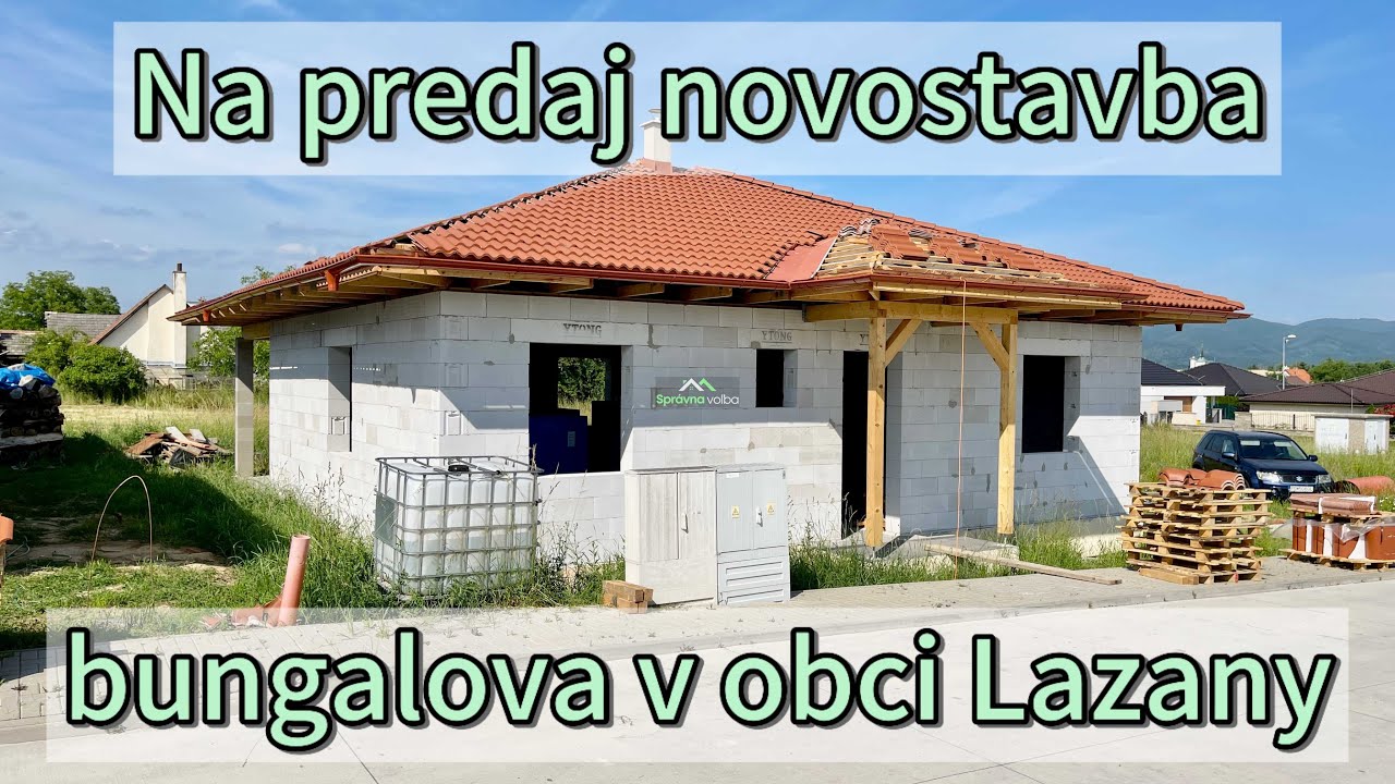 Na predaj 4-izbový rodinný dom v obci Lazany – novostavba v tichej štvrti s krásnym výhľadom🏠