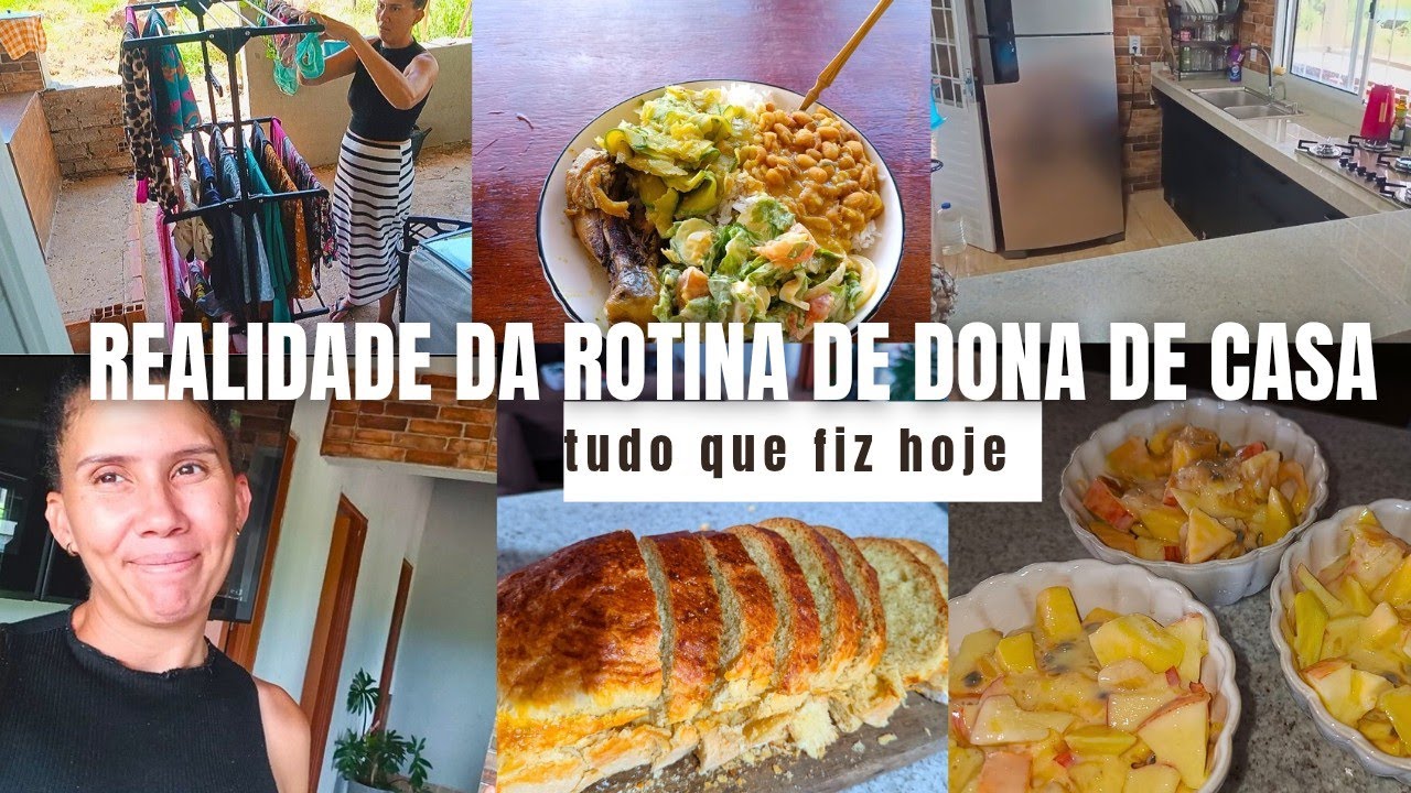 A VIDA DE DONA DE CASA NÃO É MOLEZA/ ROTINA DO DIA CUIDANDO DO LAR COM CAPRICHO 
