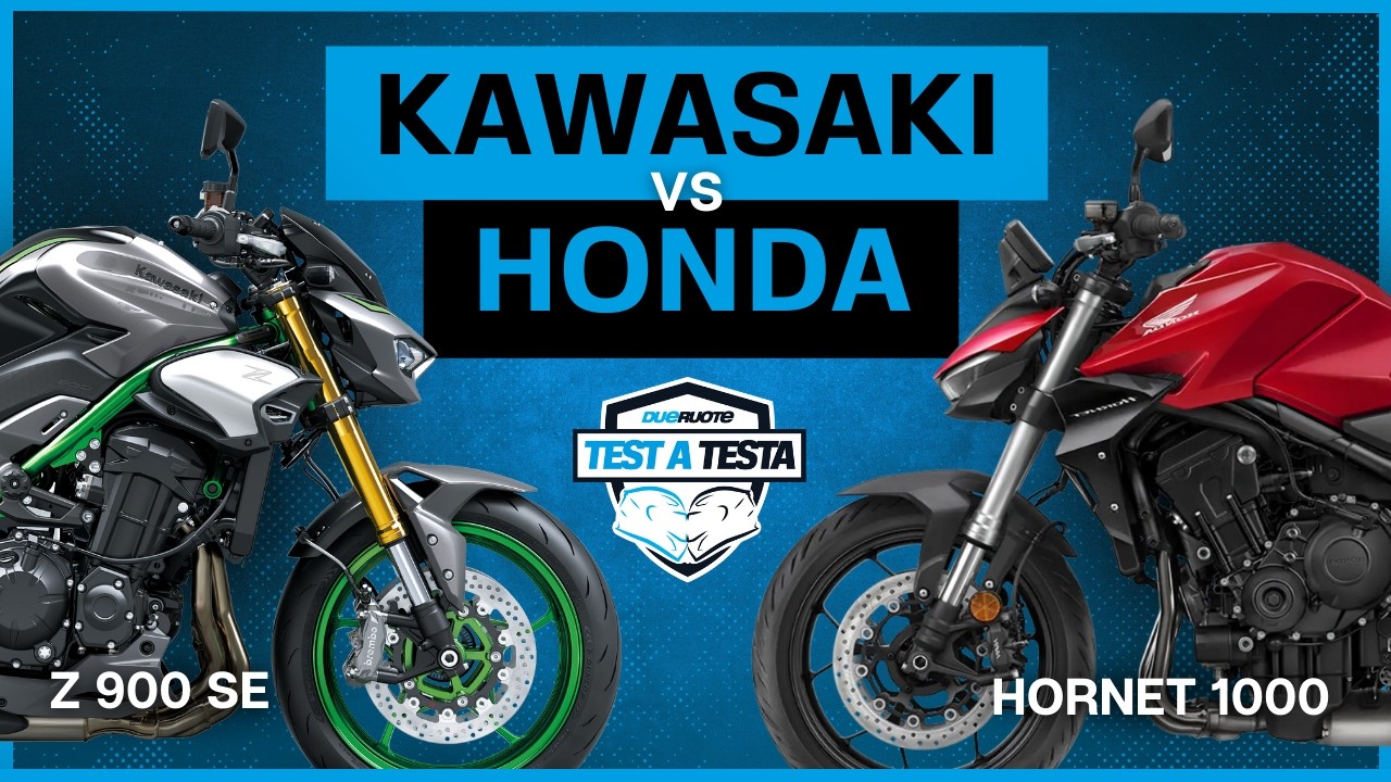 Test a Testa #19 - Honda CB1000 Hornet VS Kawasaki Z 900 SE