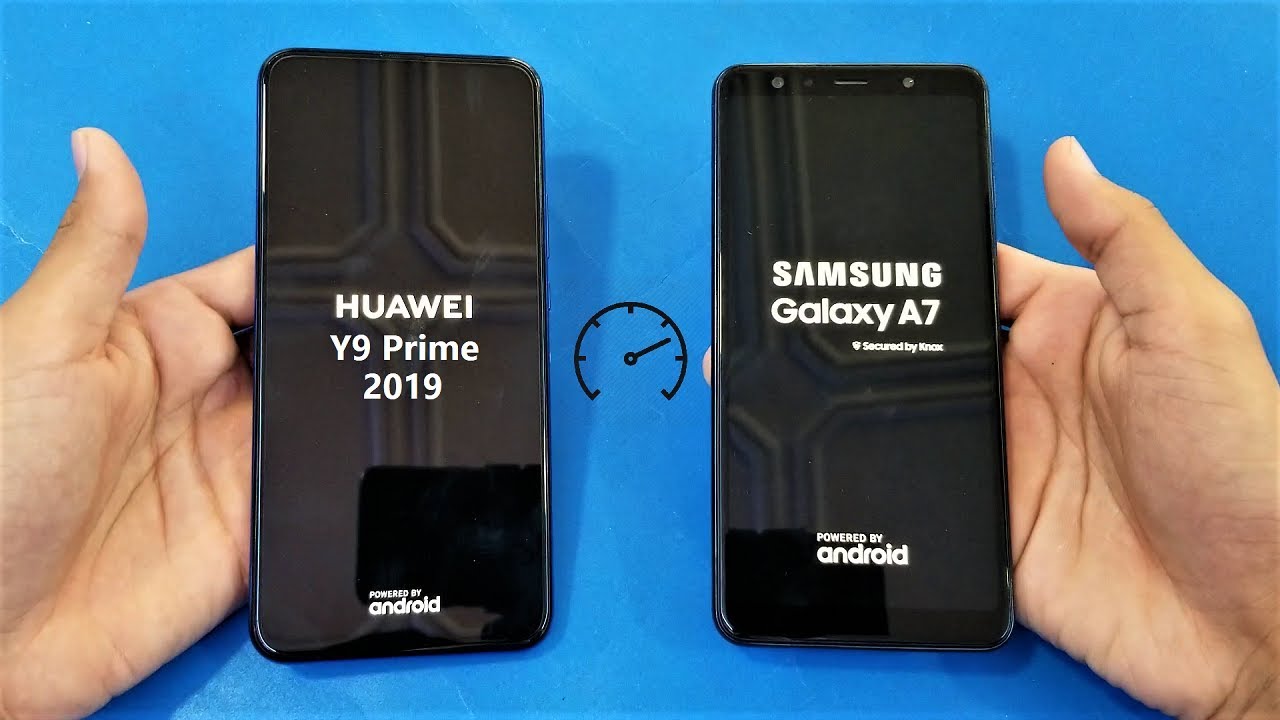 Huawei Y9 Prime (2019) vs Samsung Galaxy A7 (2018) - Speed Test!