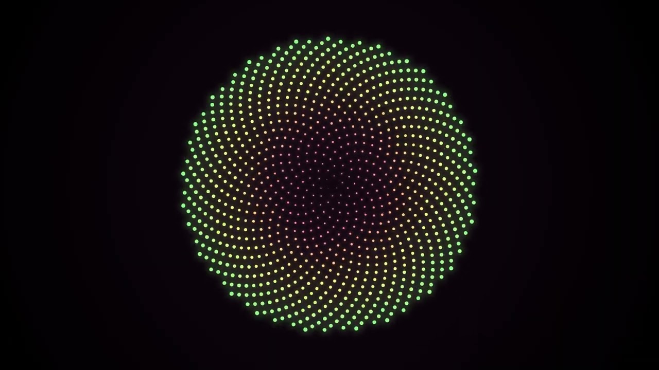 Relaxing Rainbow Rain Visuals | 2 Hours 4K Hypnotic Screensaver